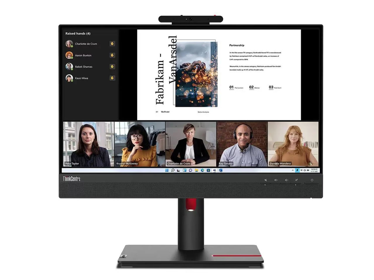 ThinkCentre Tiny-in-One 22 Gen5の製品画像