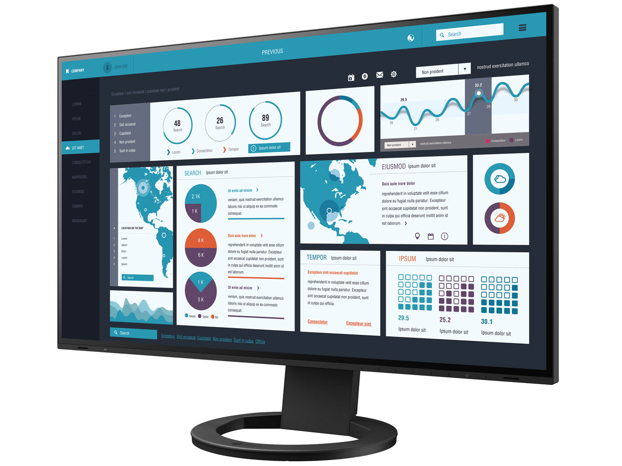 【EIZO】FlexScan EV2495の製品画像