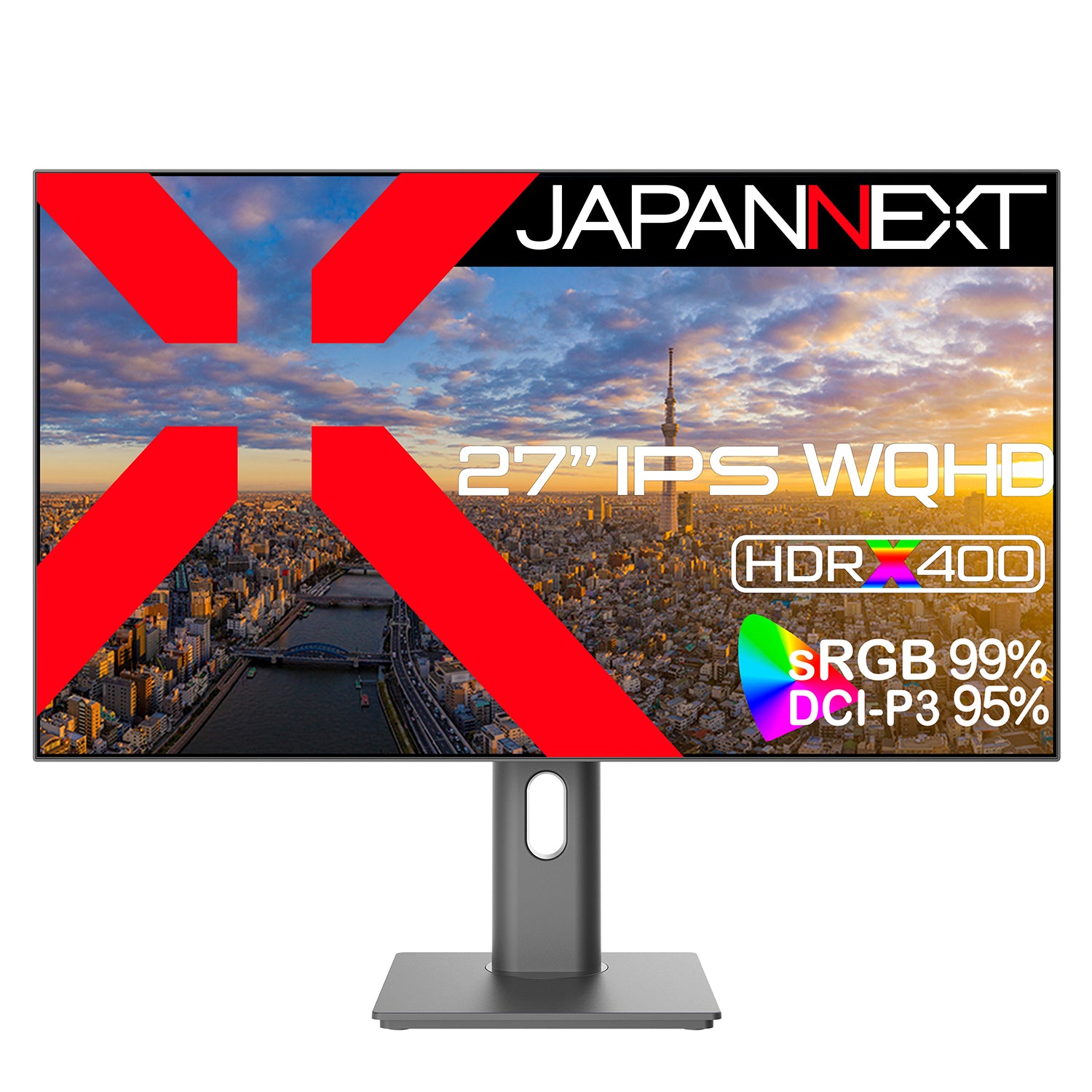 【JAPANNEXT】JN-IPS27WQHD-C65W-HSPの製品画像