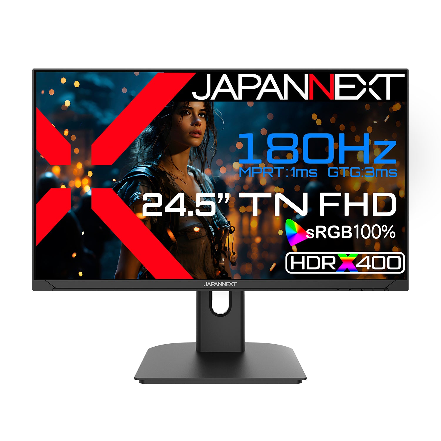 【JAPANNEXT】JN-245GT180FHDRの製品画像