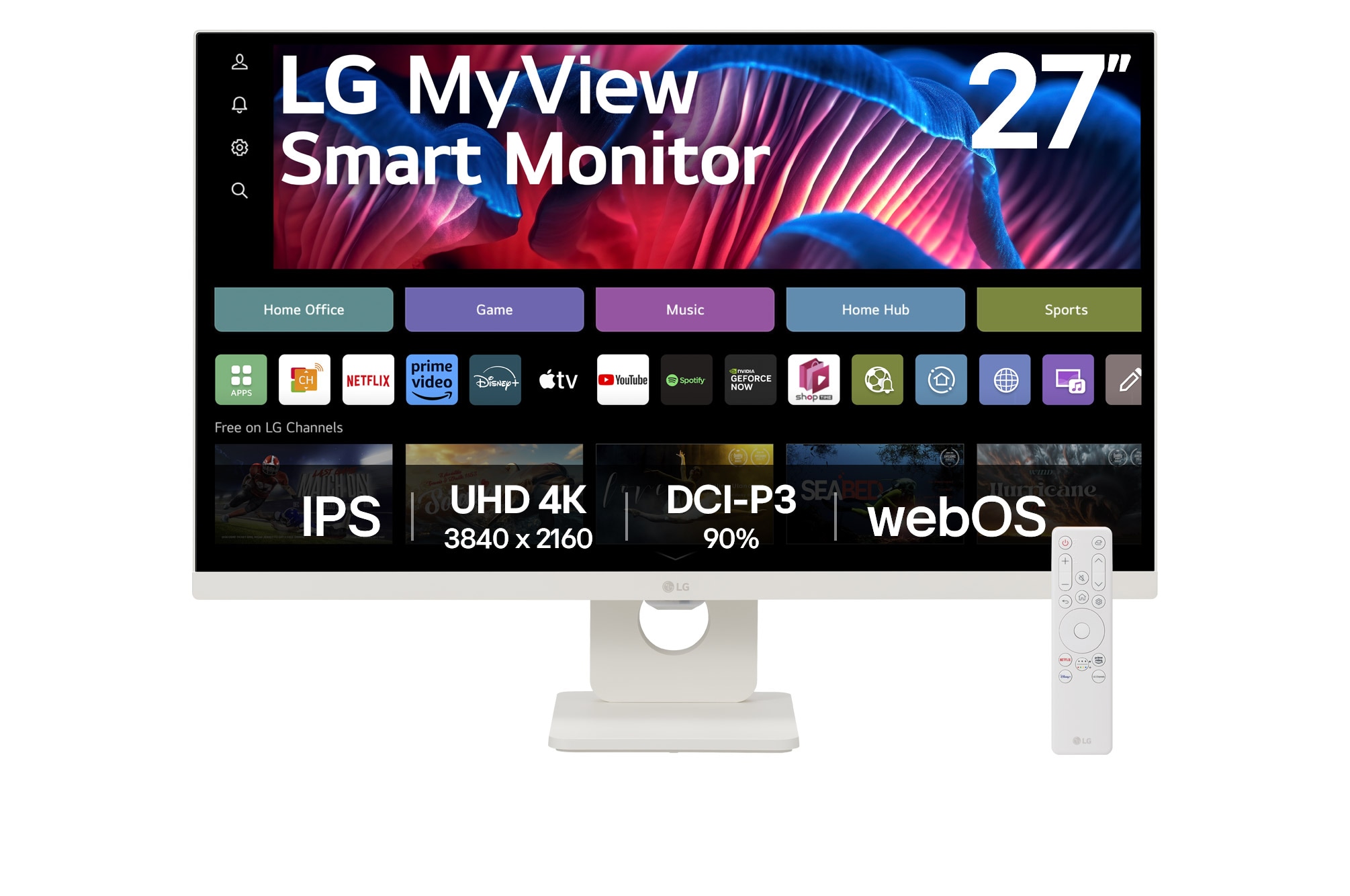 【LG】LG MyView Smart Monitor 27SR73U-Wの製品画像
