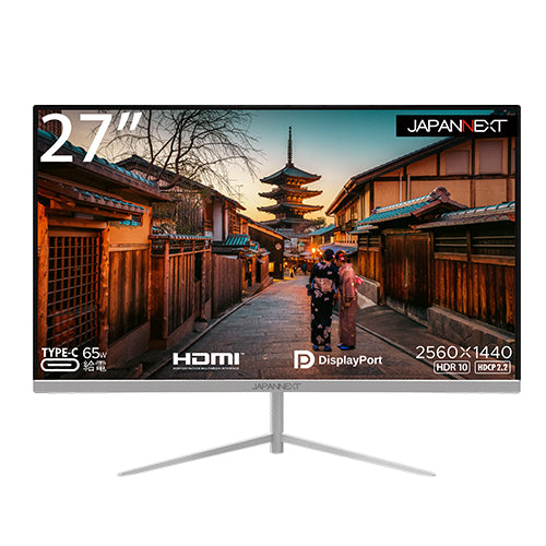 【JAPANNEXT】JN-T27WQHD-C65Wの製品画像