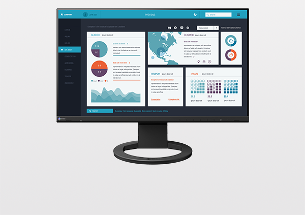 【EIZO】FlexScan EV2490-BKの製品画像